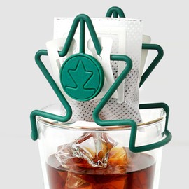 Bean Plus Drip Bag Holder + Stand Set Cradle Camping Drip Chair Drip Bag Coffee Holder, Bean Plus Drip Bag Holder Single Item (Stainless Steel PVC Silver) / 빈플러스 드립백 거치대+받침대 세트 크래들 캠핑 드립체어 드립백커피 홀더, 빈플러스 드립백 거치대 단품 (스텐PVC 실버)