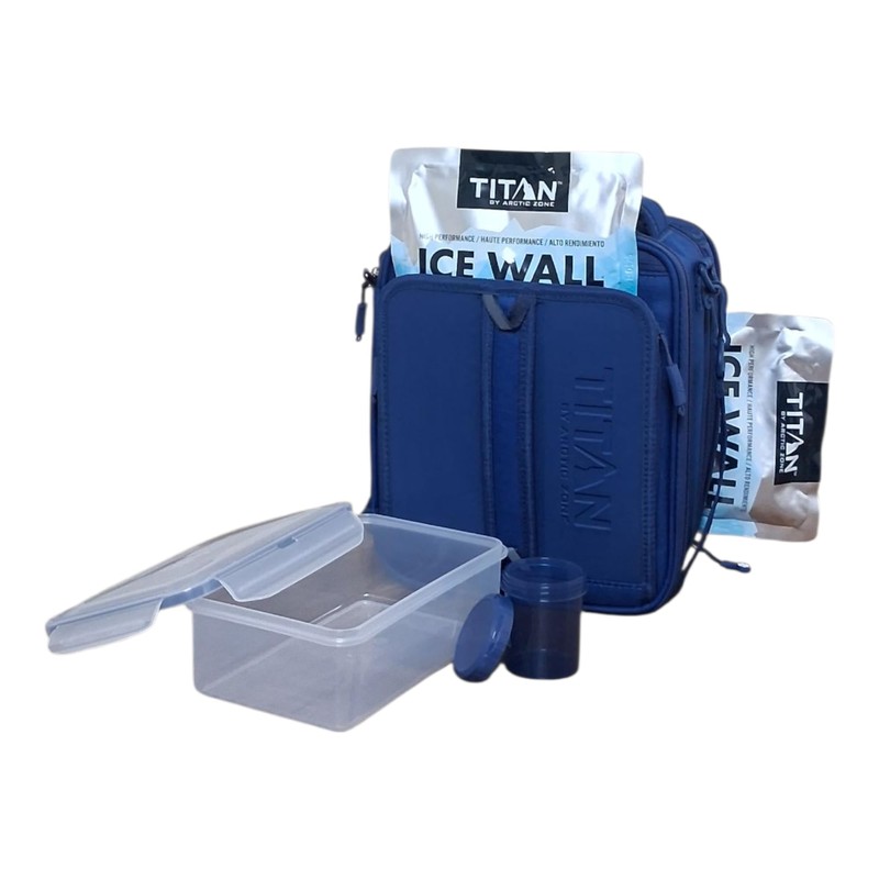 Titan by Arctic Zone Expandable Lunch Box – Insulated, Crush-Resistant