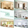 Brightever Gold LED Flush Mount Ceiling Light Fixture, 12 Inch
