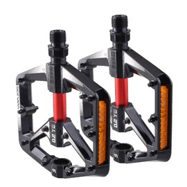 JEELAD Bike Pedals, Folding Bike Pedals (Black - DU Bicycle Pedals)