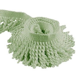 11 Yards Bullion Fringe Trim,Tassel for Craft,Fabric Trim Lace Trim Upholstery Trim Ribbon Decorative Trim for Sewing Curtain Couch Pillow Cushion Shawl Dress Costume Embellishment (Sage Green)