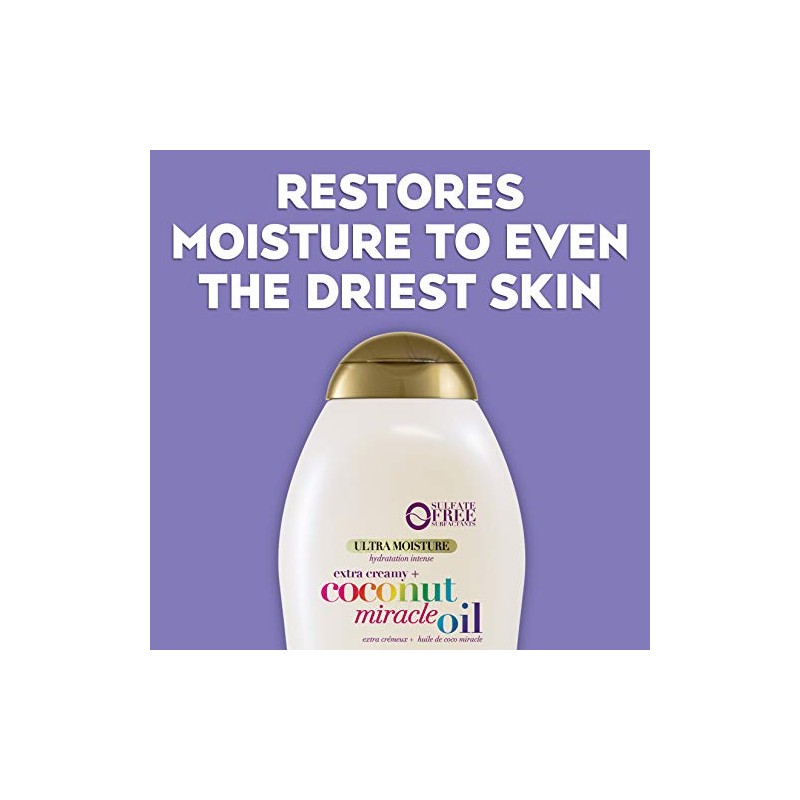 OGX, Body Wash Humectante de Aceite de Coco, 577 ml
