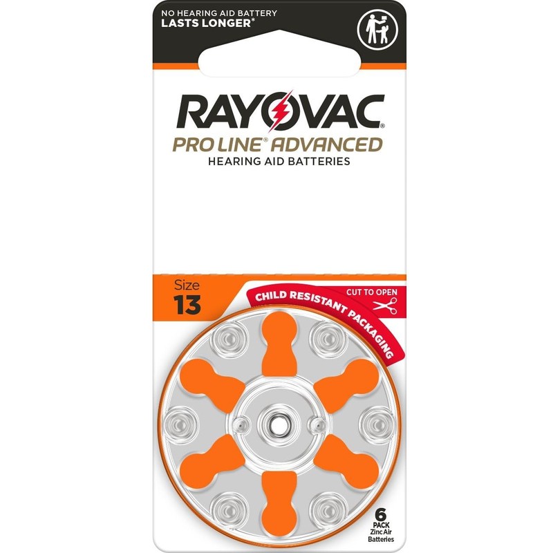 Rayovac Proline Advanced Hearing Aid Batteries | Size 13 |