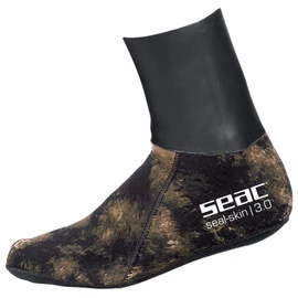 Seac Seal Skin Camouflage 3mm Neoprene Warming Socks for Freediving and Spearfishing
