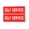 eSplanade Self Service Sign Sticker Decal - Easy to Mount