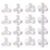 4pcs 1/2" 3/4" 1" 1.2" 1.5" PVC 3/4/5/6-Way Elbow Connector