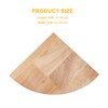 Corner Floating Wall Mounted Shelf Wood Shelves Display Round Edging