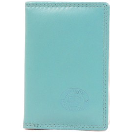 Valita Unisex Soft Leather Credit Card/Travel Card Holder/Wallet - Turquoise
