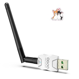 Class 1 Long Range Bluetooth Adapter for PC, QGOO USB Bluetooth Adapter for PC 5.3+EDR, Bluetooth Dongle Bluetooth Receiver Support Windows10/8.1/8/7（white-054）