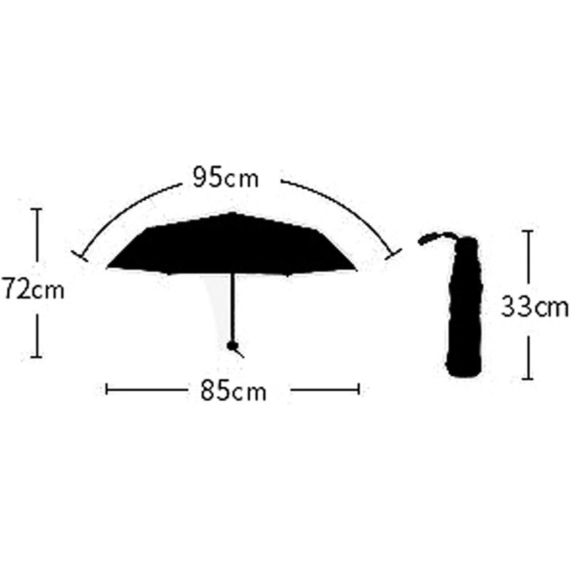 LCY Embroidered Lace Double-deck Anti-UV Parasol Sun/Rain/Snow Folding Umbrella-Black