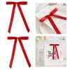 LiBongTa 50 PCs Red Bow 5 Inch Long Tail Bows