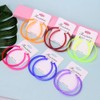 80's 90's Neon Lime Green Hoop Earrings for Women Y2k