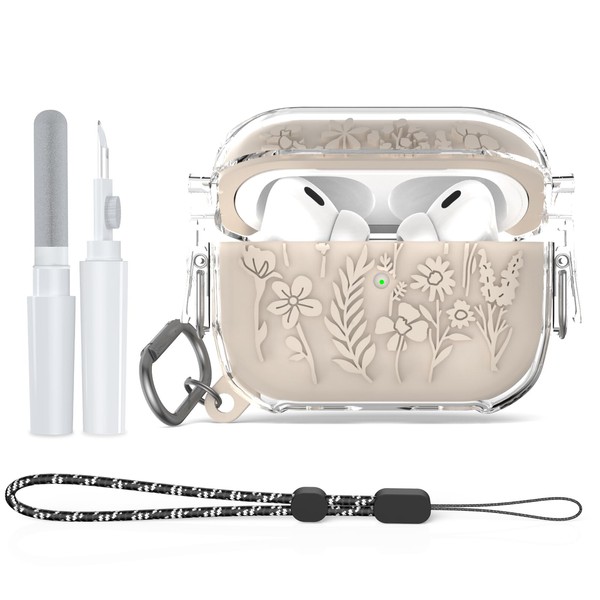 TUDIOW TUDIOW for Airpods Pro 2nd/1st Generation Case with Lock,