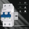 KERWINN Miniature Circuit Breaker 1000V DC Circuit Breaker 2 Pole