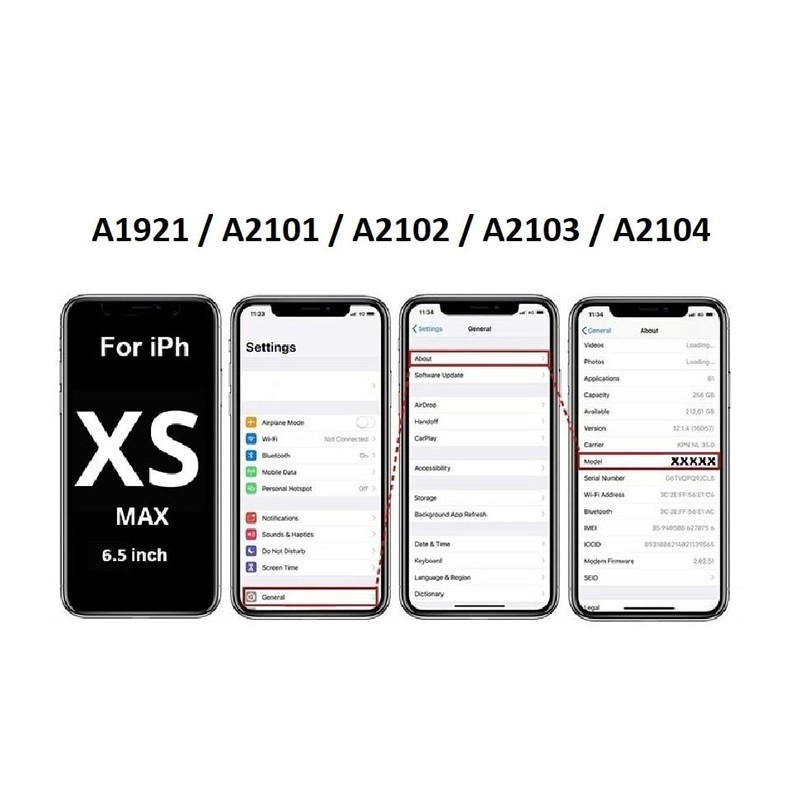 Smartex® Earpiece Replacement Part Compatible with XS Max Speaker Earpiece