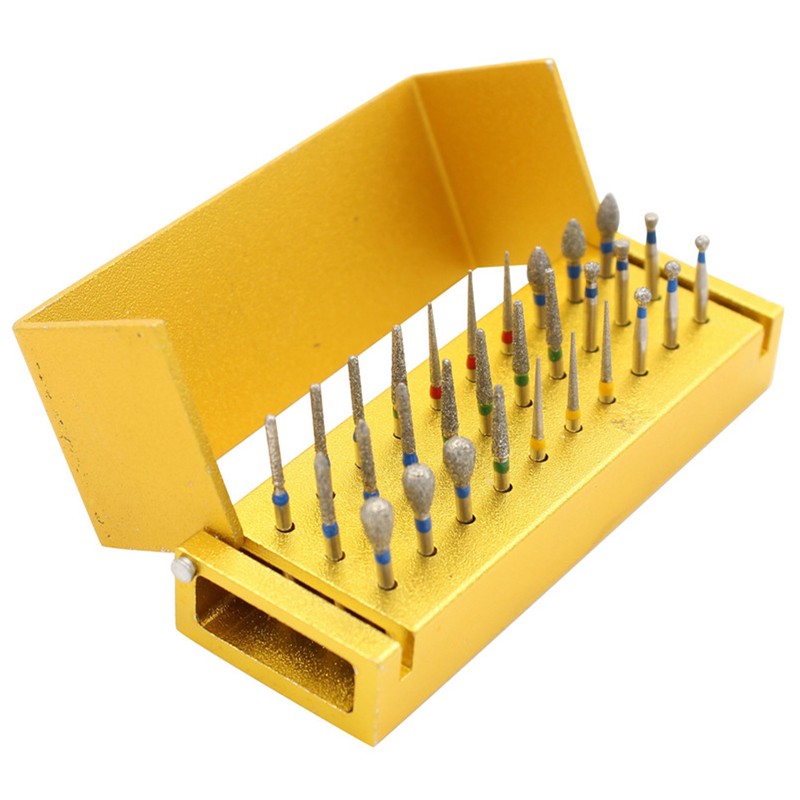 30pcs Dental Polishing Bur Drill High Speed Emery Dental Burs