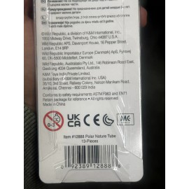 Wild Republic: Polar Nature Tube, 13 Pieces Fun Facts Inside NEW IN PACKAGE