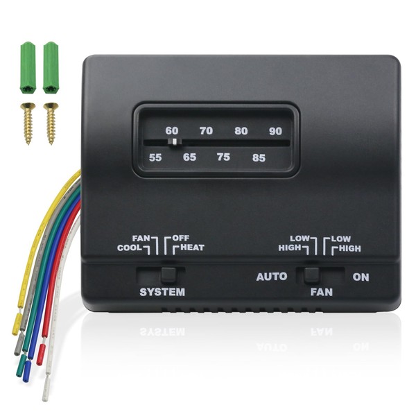 7330F3852 RV Thermostat Single Stage Heating/Cooling Control Compatible with Coleman