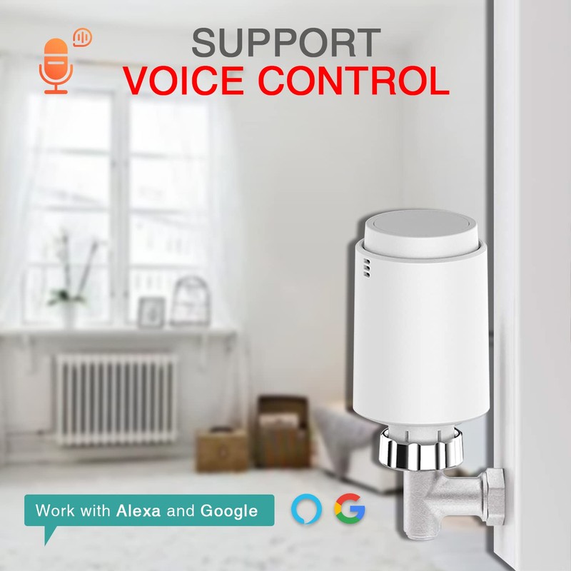 ELEGANT Smart Radiator Thermostat, Wifi Add-On Programmable TRV for Multi-Room