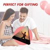 1x Triangle MDF Magnet 6cm - Beach Thai Chi Calm