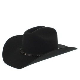 Justin Men's 3X Hills Hat, Black, 7