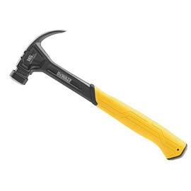 Dewalt Curve Claw Smooth Face Hammer 454g (16oz), Fitted with a Soft Grip Handle for Added Comfort.
