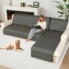 ALIECOM Sectional Couch Covers 100% Waterproof L Shape Sofa Cover