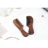 Wooden Hair Fine Tooth Comb for straight or wavy: The