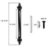 skysen 14" Fence gate Spring self Closing and Adjustable for