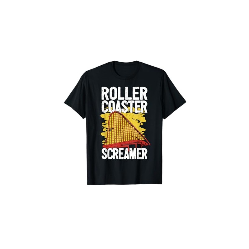 Rollercoaster Screamer I Hilarious Roller Coaster T-Shirt