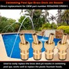 590041 R0560400 Upgrade Swimming Pool Spa Brass Deck Jet Nozzle