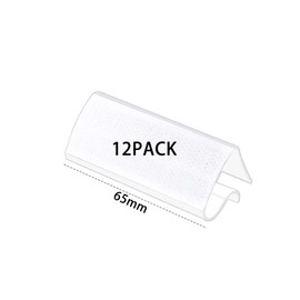 YQWIN 12 Pieces Table Skirting Clips Table Skirt Clips Table Cover Tablecloth Clips for Indoor Outdoor Events Wedding Meeting Party Picnic Banquet