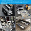 Heavy Duty Locking Drawer Slides 24 Inch, Full Extension Drawer