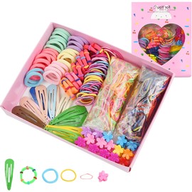 780 Piezas Juego de Accesorios para el Pelo de las Niñas, Set para peinado de cabello niñas, Ligas, broches, pasadores, y donas, Ligas Y Accesorios De Cabello Para Dama