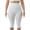 FarmaCell Women's 3/4 Anti-Cellulite Leggings with Micro Massage, High Waistband,