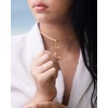 Barzel Cross Necklace for Women, Men, Boys, and Girls 18K