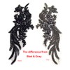 Hand-Made Beaded Rhinestons DIY Clothing Appliques Patch,Beaded Applique for Wedding