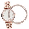 COHEALI Rhinestone Watch Ring Protector Case for Watch Stylish Bezel