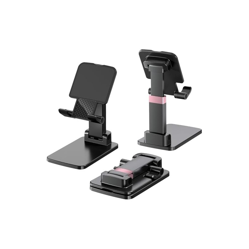 Soporte de teléfono ajustable para escritorio | Soporte plegable, base