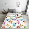 Cute Owl Throw Blanket Soft Bed Blankets Lightweight Cozy Plush