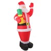 Inflatable Christmas Old Man Model with Gift Bag in Hand