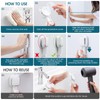 TAILI Heavy Duty Suction Cup Shower Hooks 4 Pack, Damage-Free