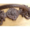 2 LARGE HANDLES RUSTIC CAST IRON BARN DOOR HANDLES SHED