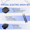 Air Drumsticks for Adults, Electric Air Drum Set, Portable Virtual