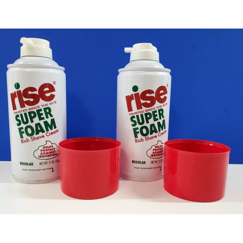 Rise 2 Pak New Old Stock RISE Shaving Cream 11