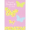 Designer Greetings Butterfly Silhouettes Filled with Words and Flowers on