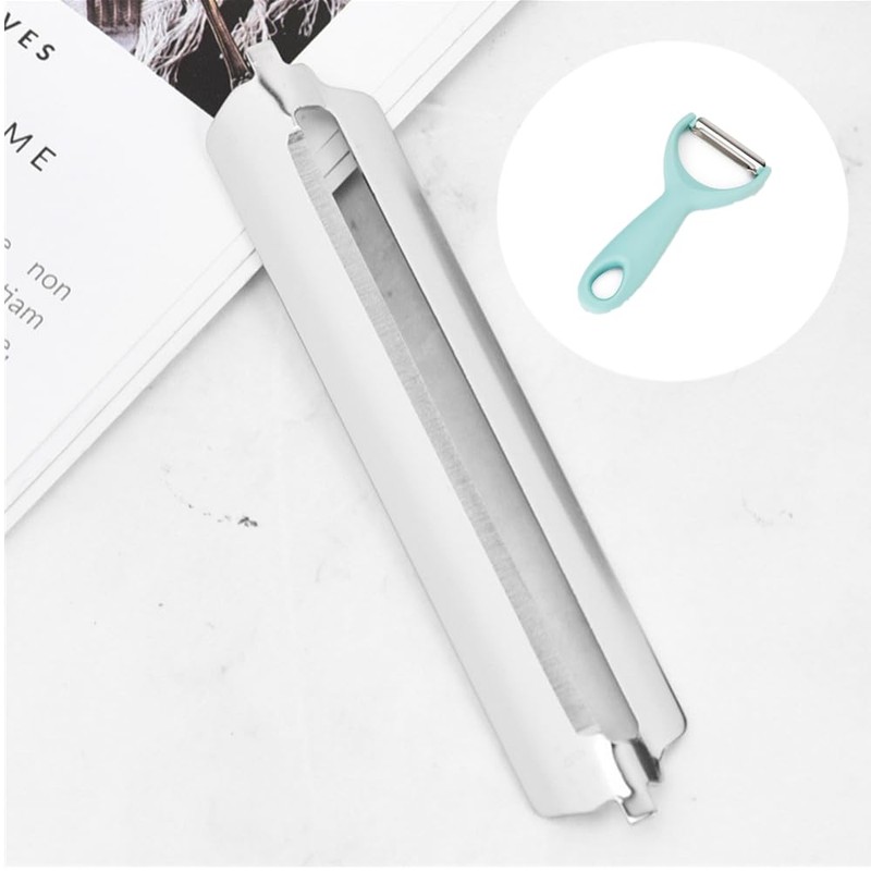 Selxran 5 Pcs Multifunctional Peeler Peeler, 55mm Stainless Steel Citrus