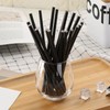 Vroxdrez 100 Black Paper Cocktail Straws 150 x 8 mm