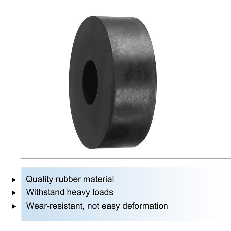 QUARKZMAN Pack of 4 Rubber Washers Rubber Spacer 60 mm