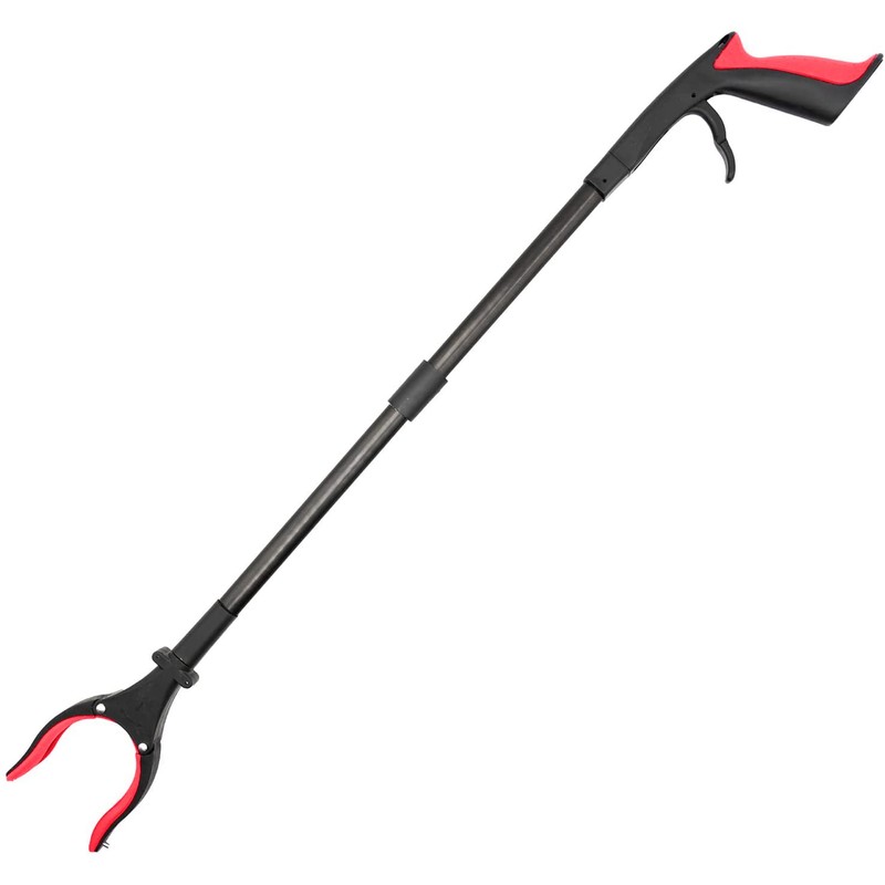 Grabber Reacher Tool 32" Aluminum Magnetic Claw with LED Light,